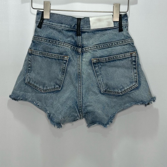 The Kooples High Rise Denim Shorts - Picture 3 of 9